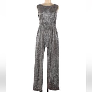 Silver Sequin Jumpsuit